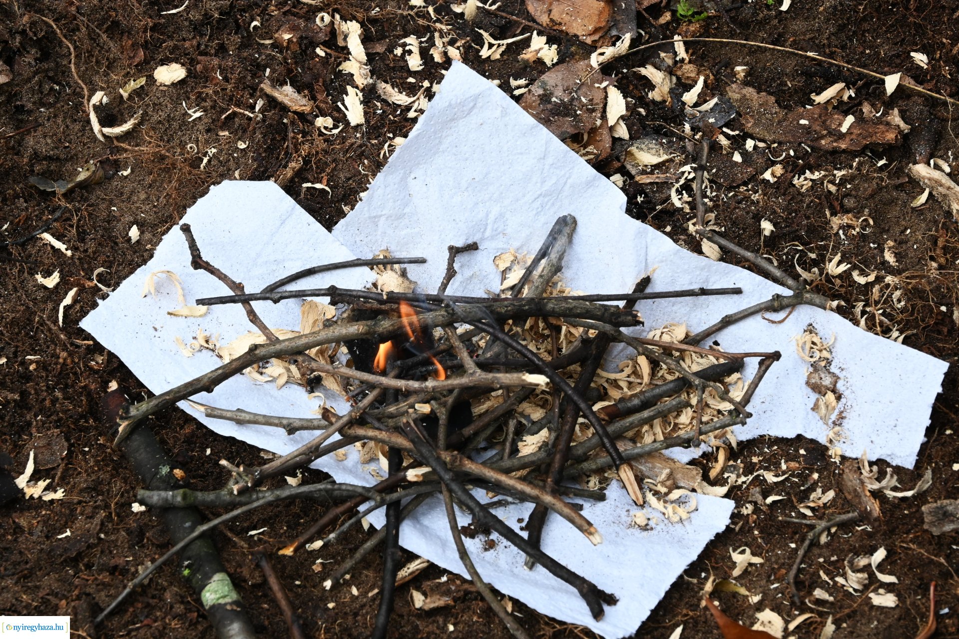 Kadétképzés terepen