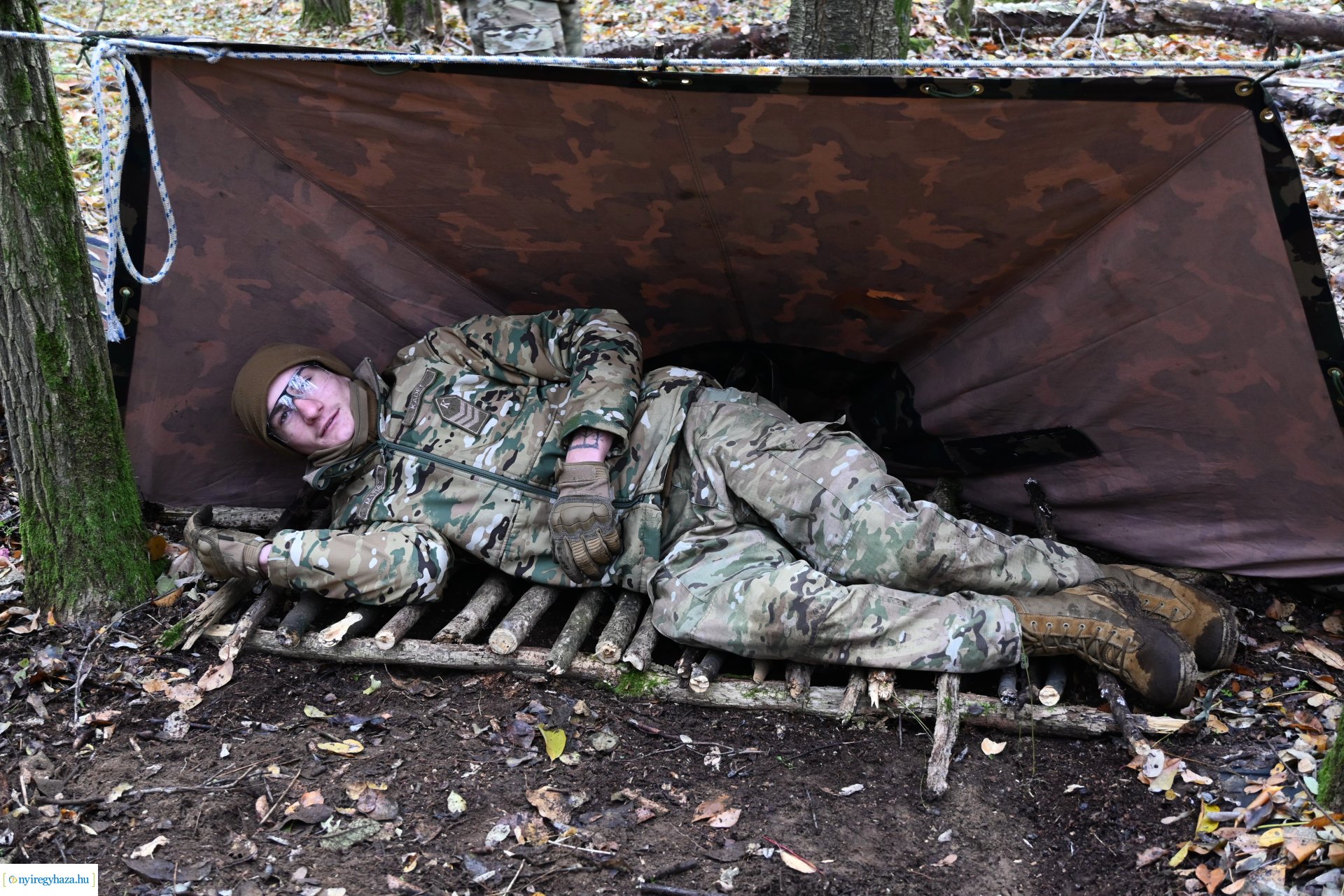 Kadétképzés terepen