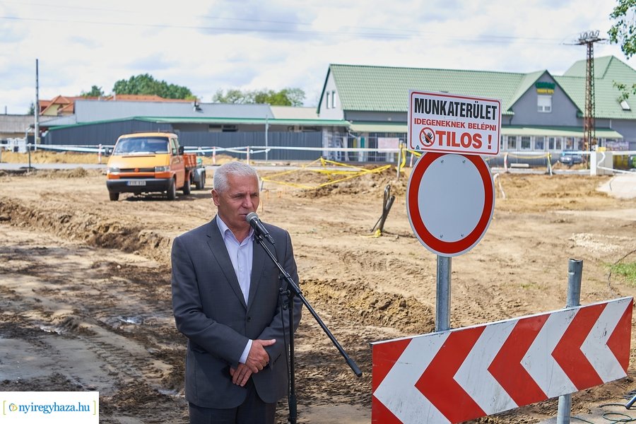 Kállói úti körforgalom építkezés 2021 05 17