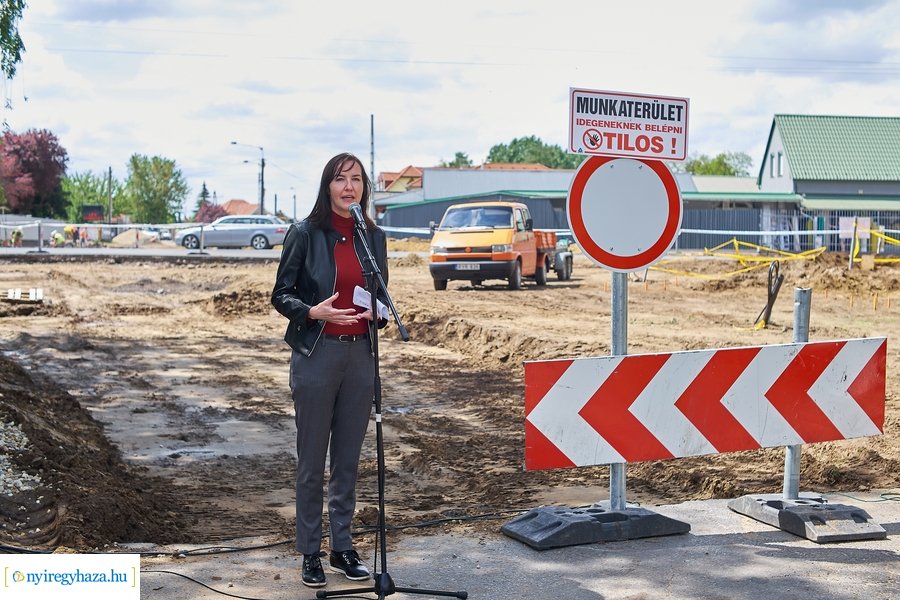 Kállói úti körforgalom építkezés 2021 05 17