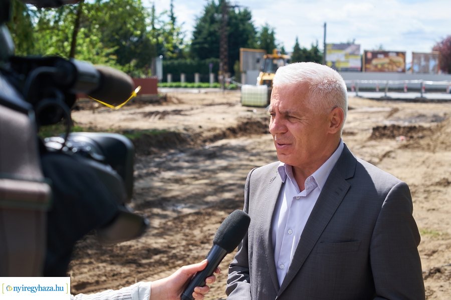 Kállói úti körforgalom építkezés 2021 05 17