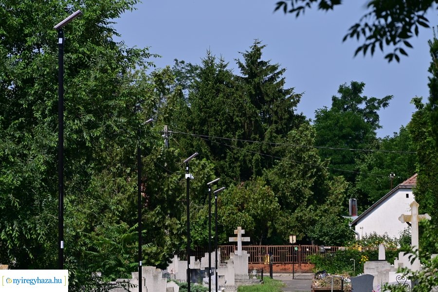 Kamerarendszer a borbányai temetőben