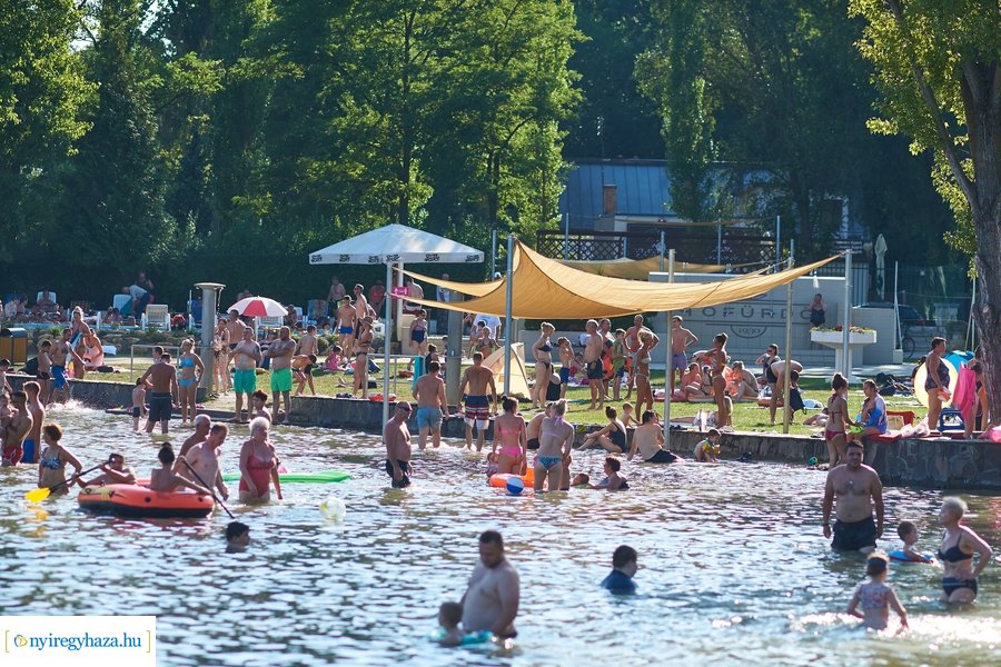 Kánikula a Tófürdőn