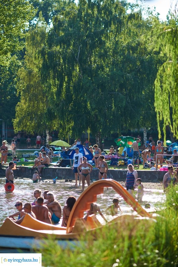Kánikula a Tófürdőn