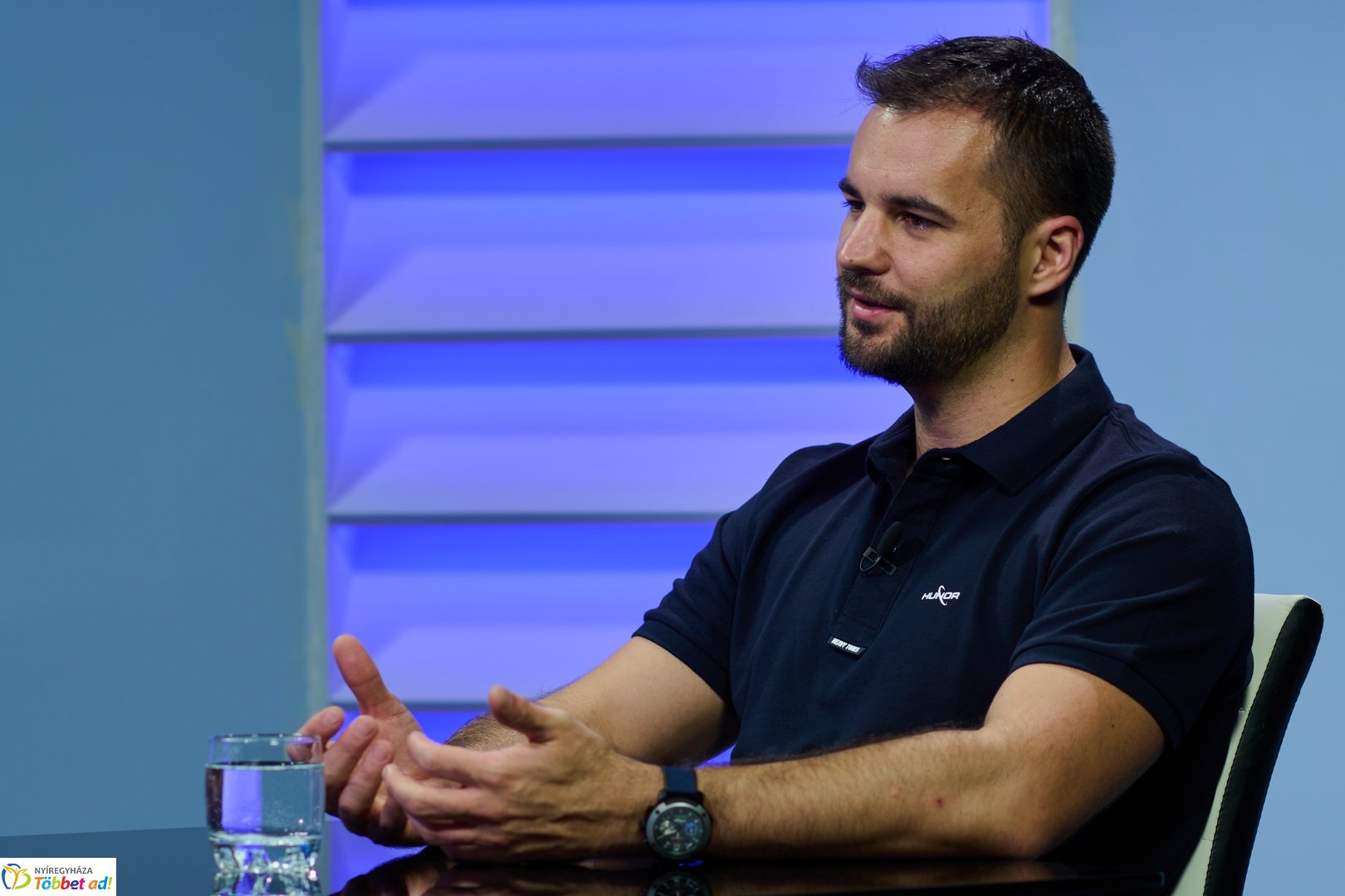 Kapu Tibor a Nyíregyházi Televízió stúdiójában - 2025