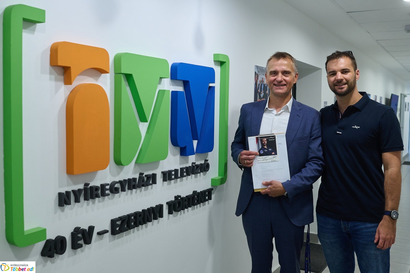 Kapu Tibor a Nyíregyházi Televízió stúdiójában - 2025