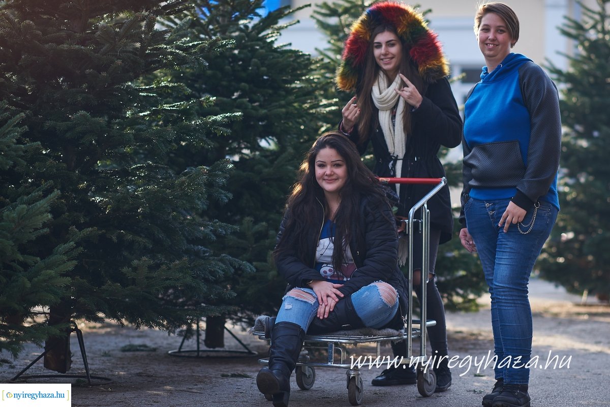 Karácsony előtti pillanatok a Búza téri piacon