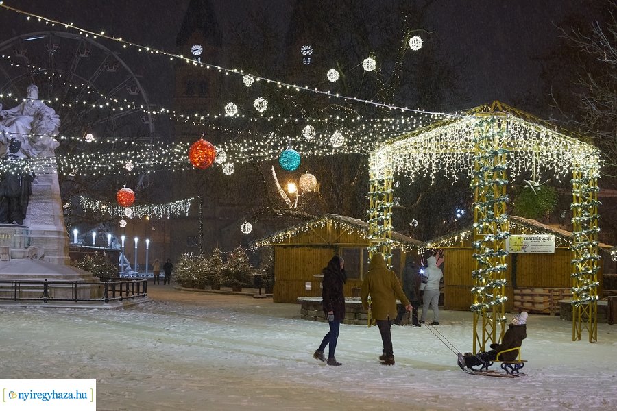 Karácsony esti havazás 20211225