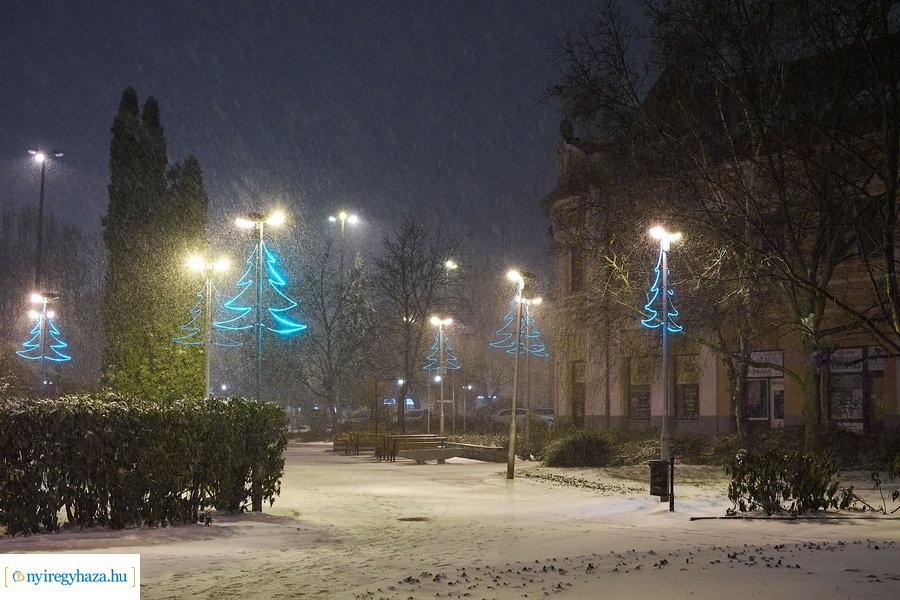 Karácsony esti havazás 20211225