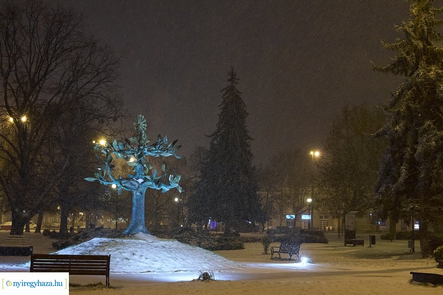 Karácsony esti havazás 20211225