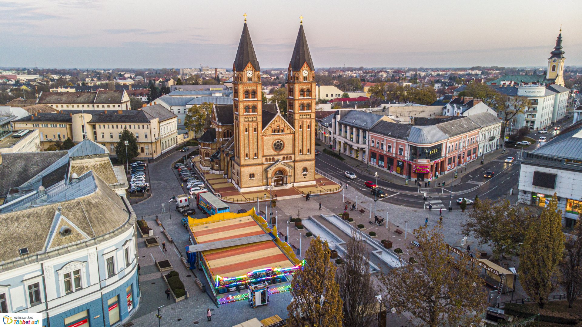 Karácsonyi előkészületek Nyíregyháza belvárosában