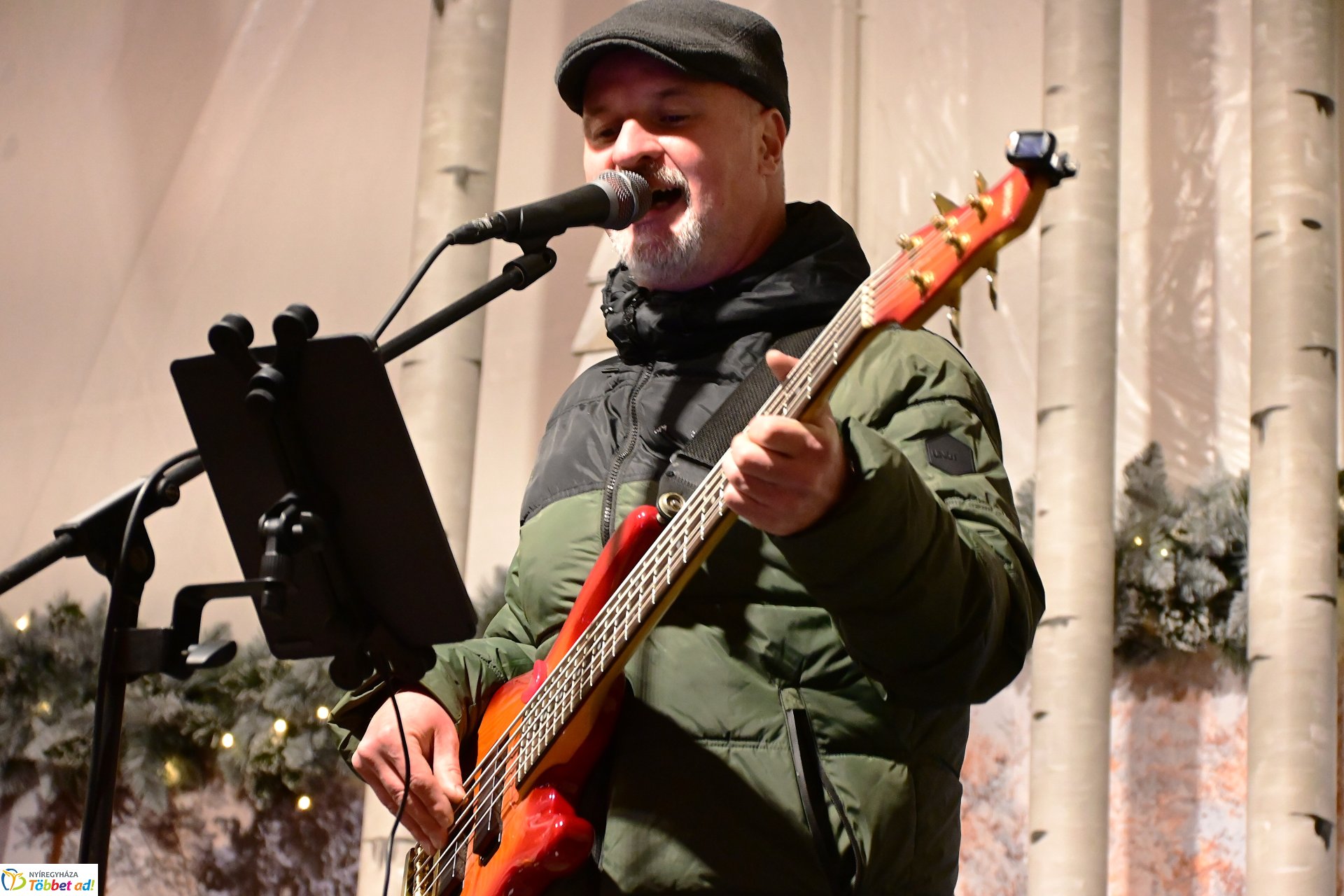 Karácsonyi Polip koncert Nyíregyháza főterén