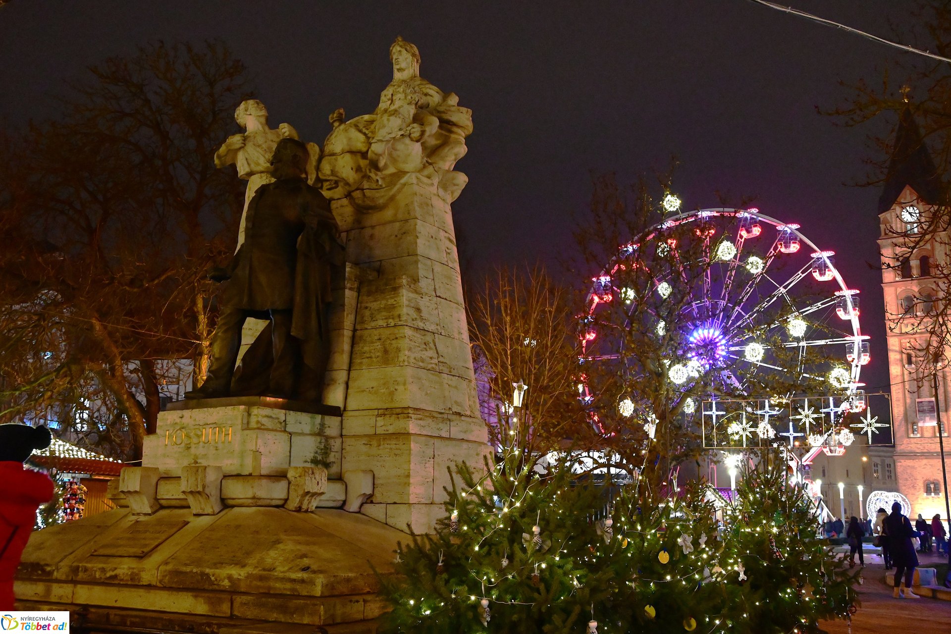 Karácsonyi Polip koncert Nyíregyháza főterén