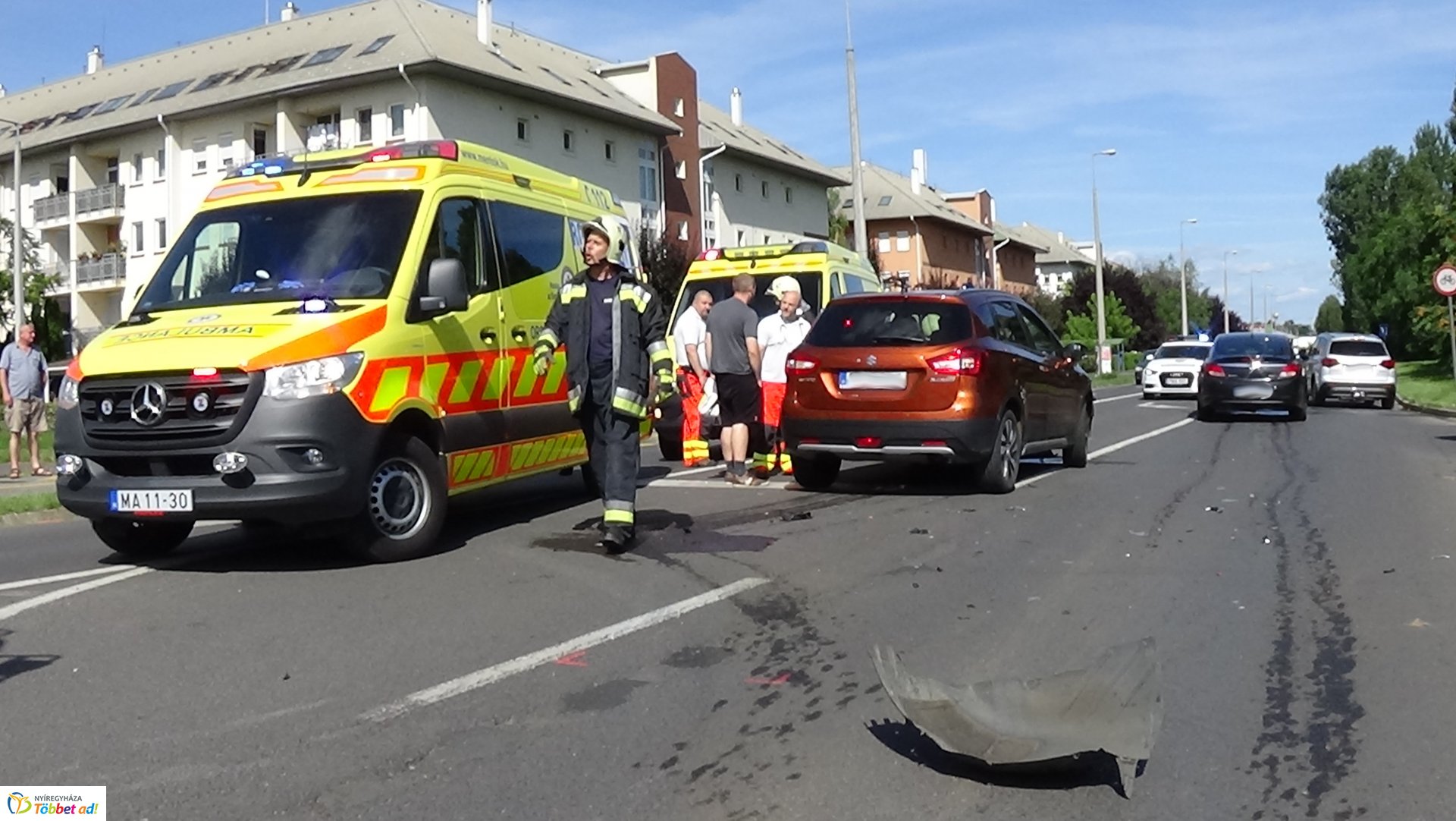 Karambol a Kosbor utcán