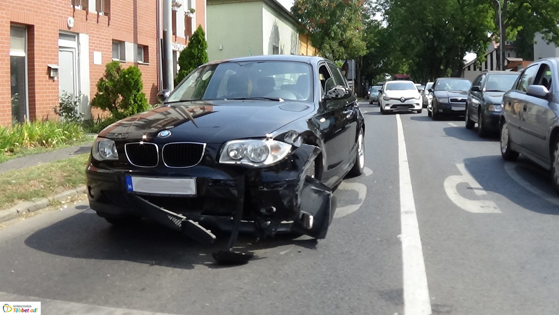Karambol az Inczédy és a Bocskai utca kereszteződésében 