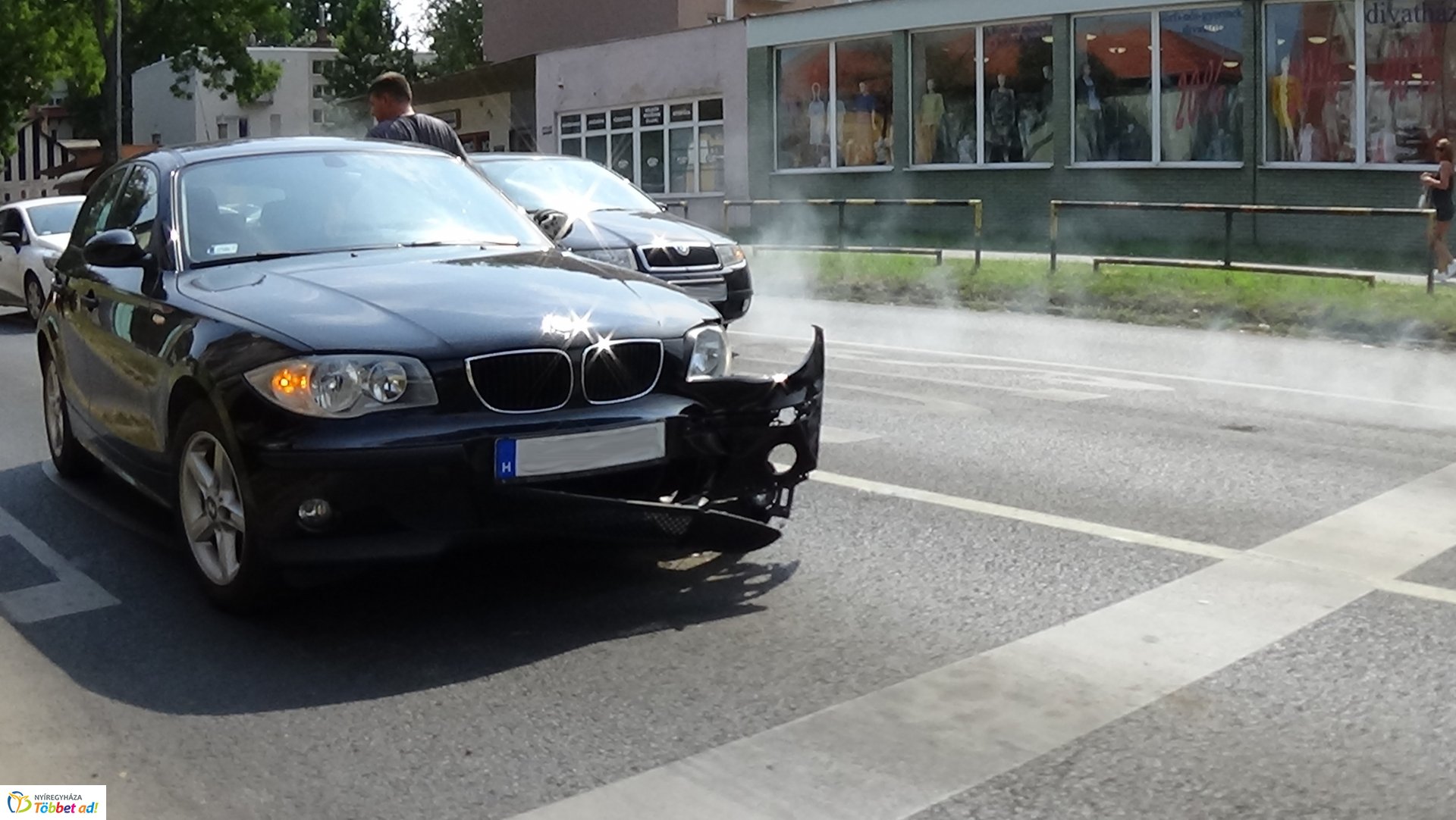 Karambol az Inczédy és a Bocskai utca kereszteződésében 