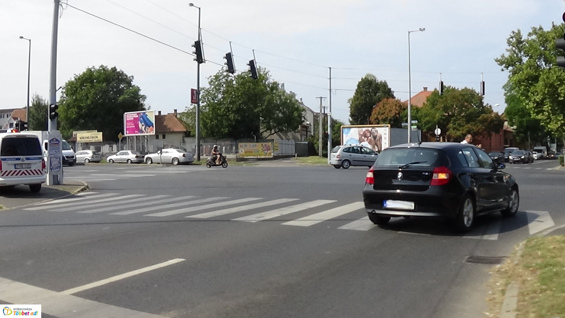 Karambol az Inczédy és a Bocskai utca kereszteződésében 