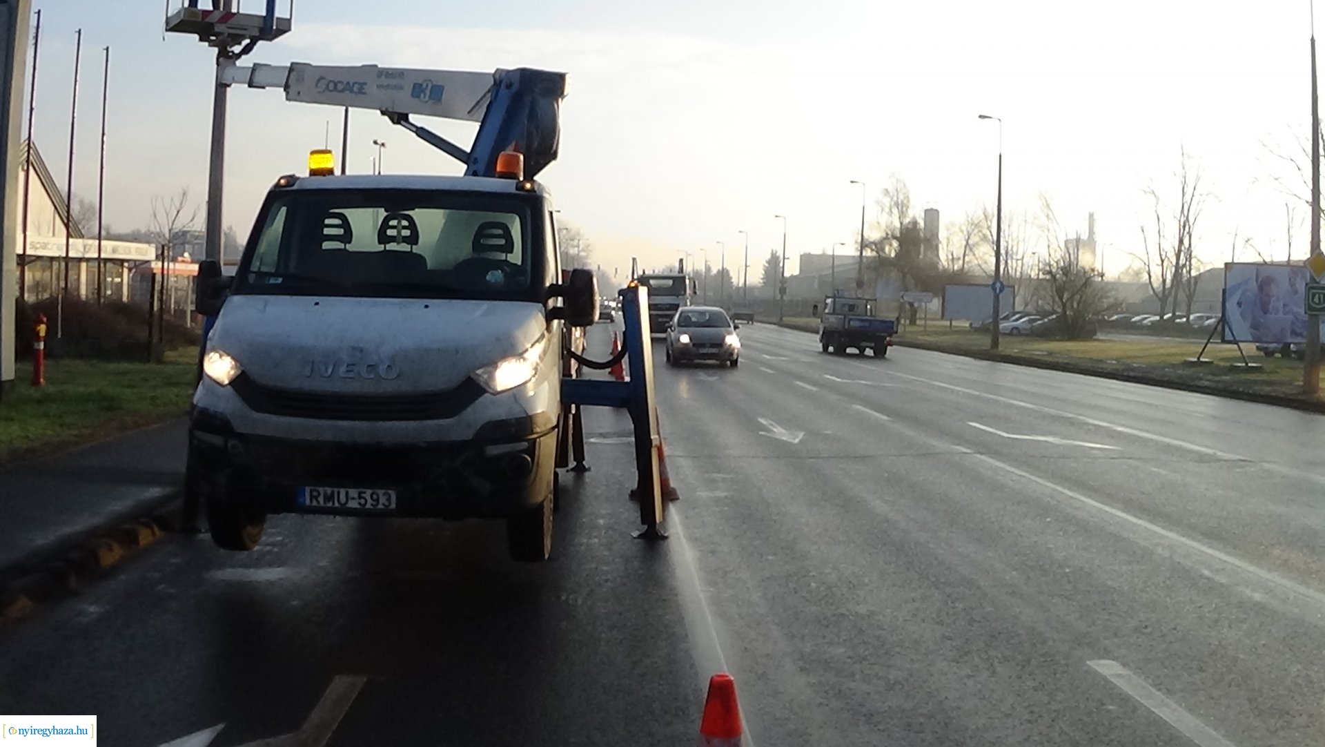 Karbantartási munkálatok a VÉDA kapuknál