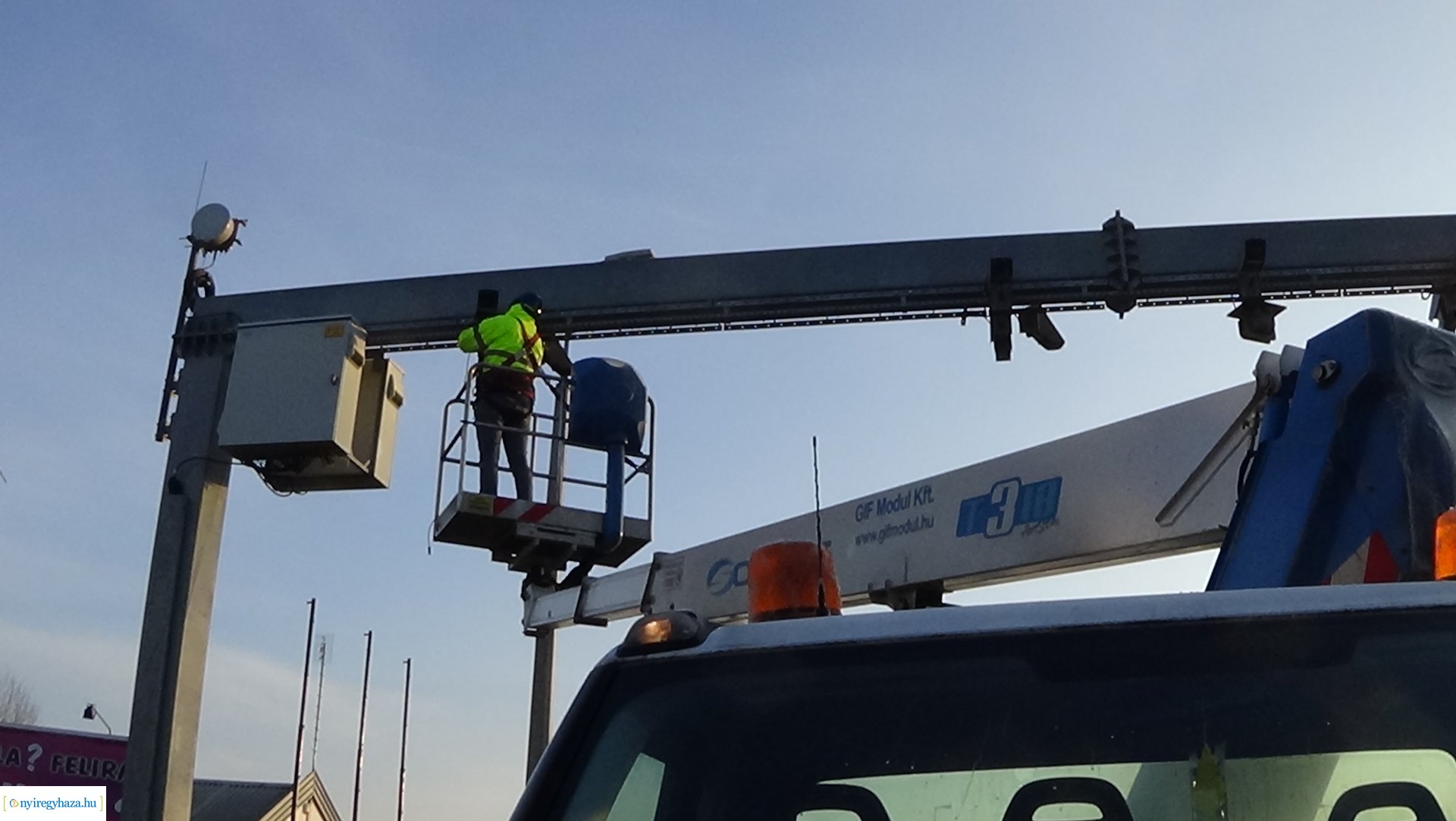 Karbantartási munkálatok a VÉDA kapuknál