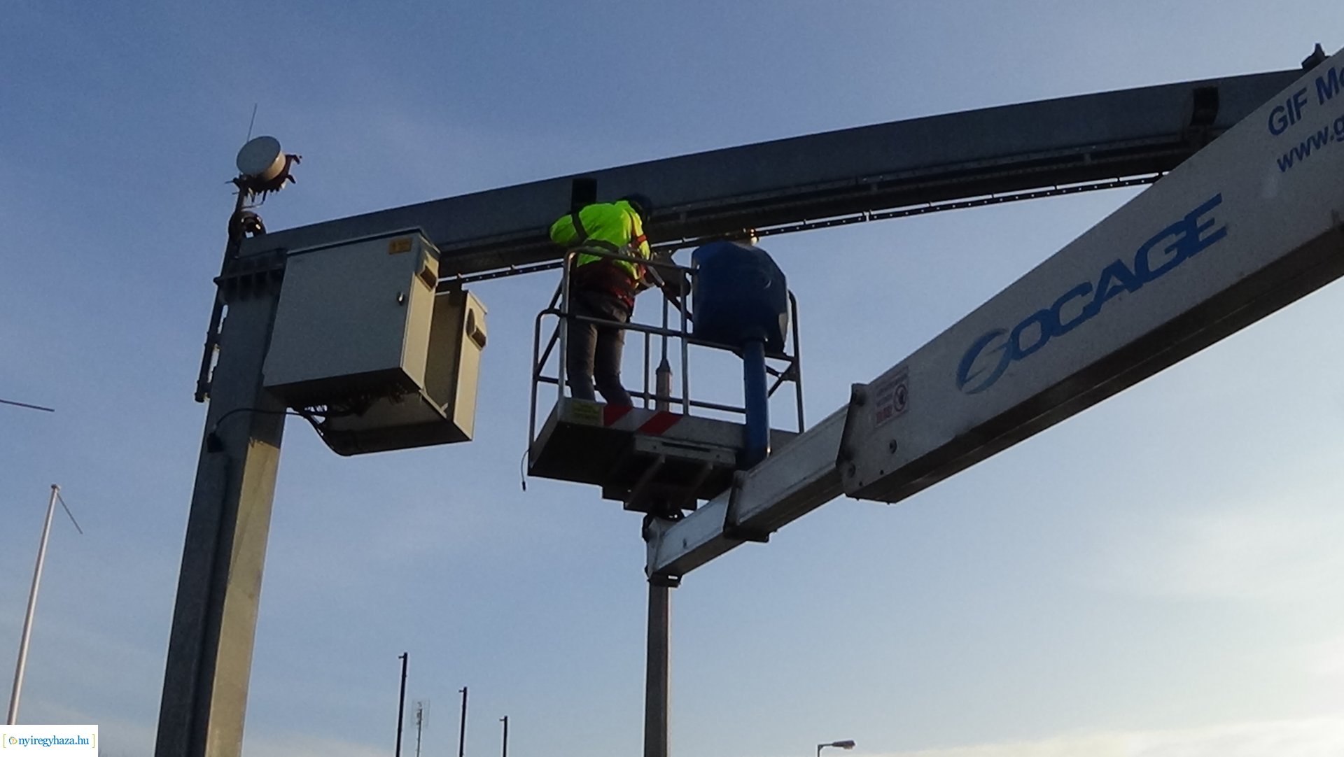 Karbantartási munkálatok a VÉDA kapuknál