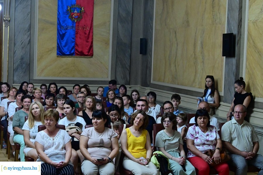 Kárpátaljai vendégek fogadása a Városházán 20240815