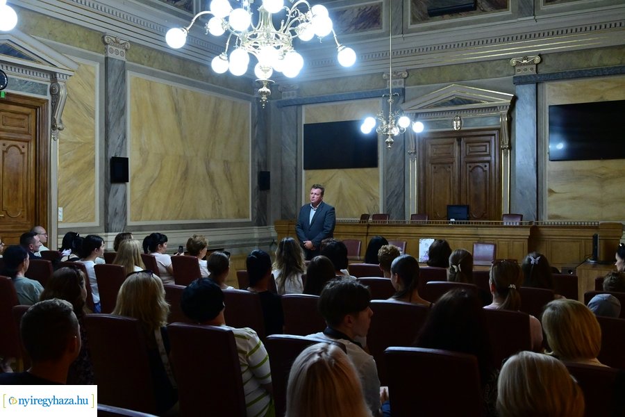 Kárpátaljai vendégek fogadása a Városházán 20240815