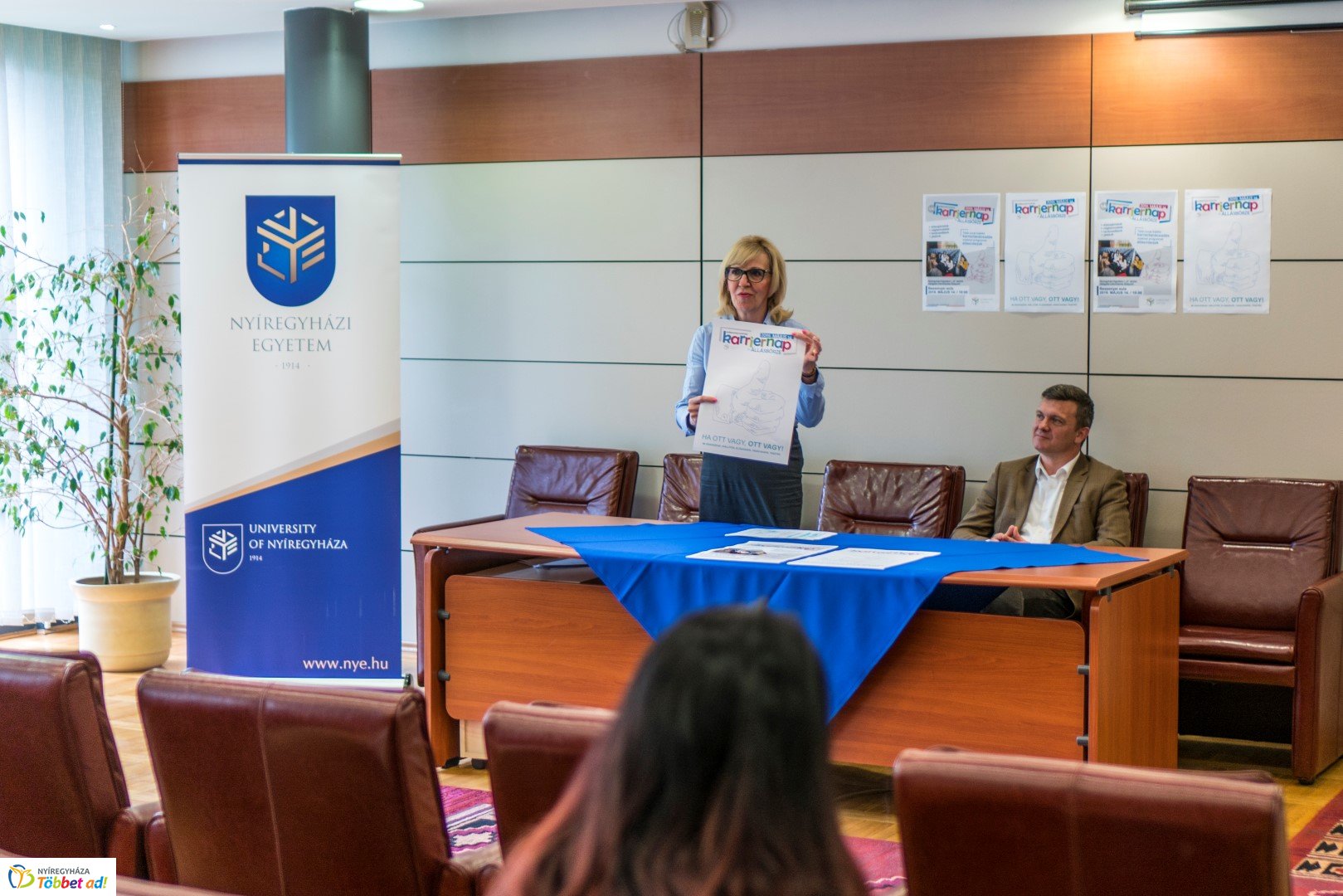 Karriernap sajtótájékoztató a Nyíregyházi Egyetemen