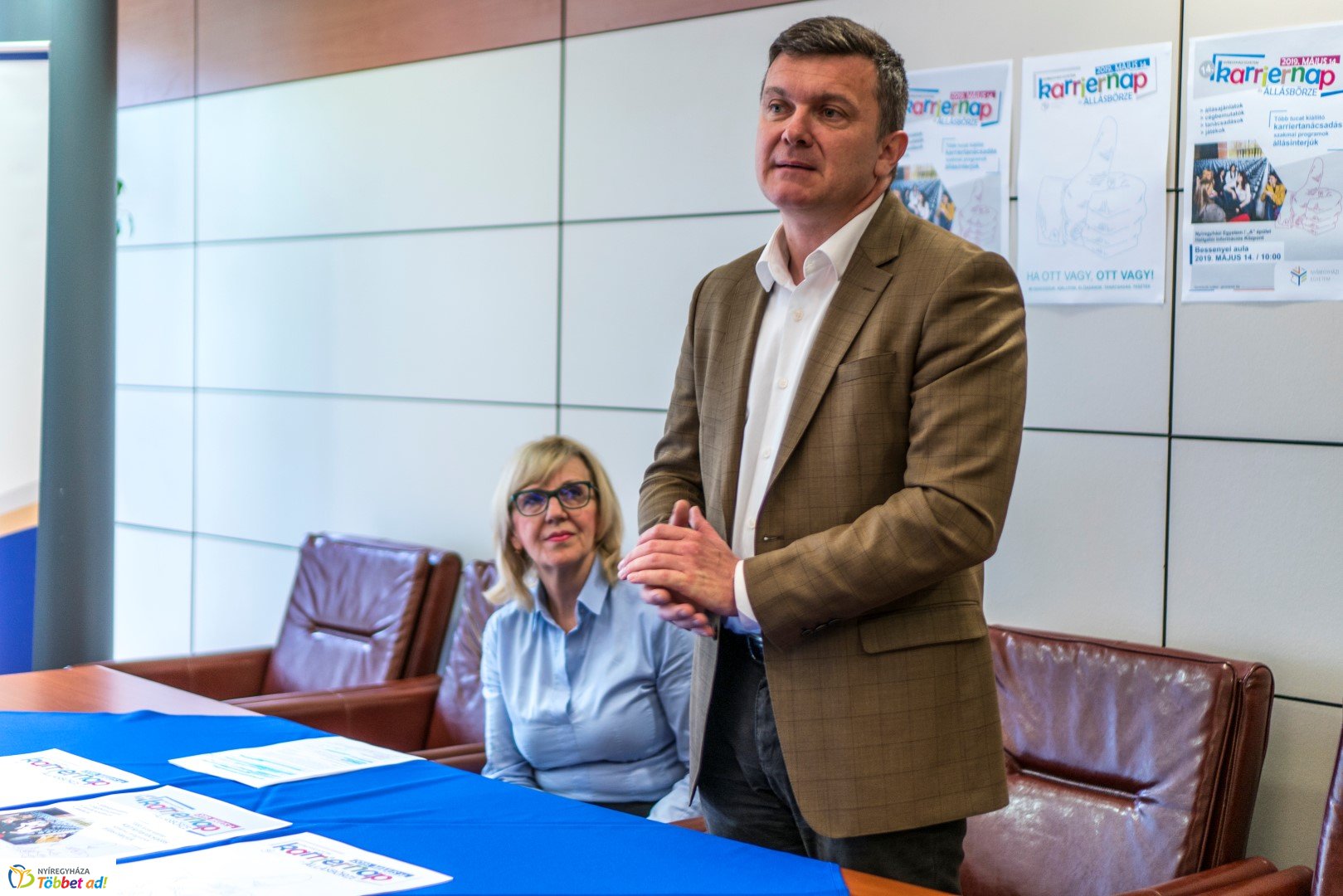 Karriernap sajtótájékoztató a Nyíregyházi Egyetemen