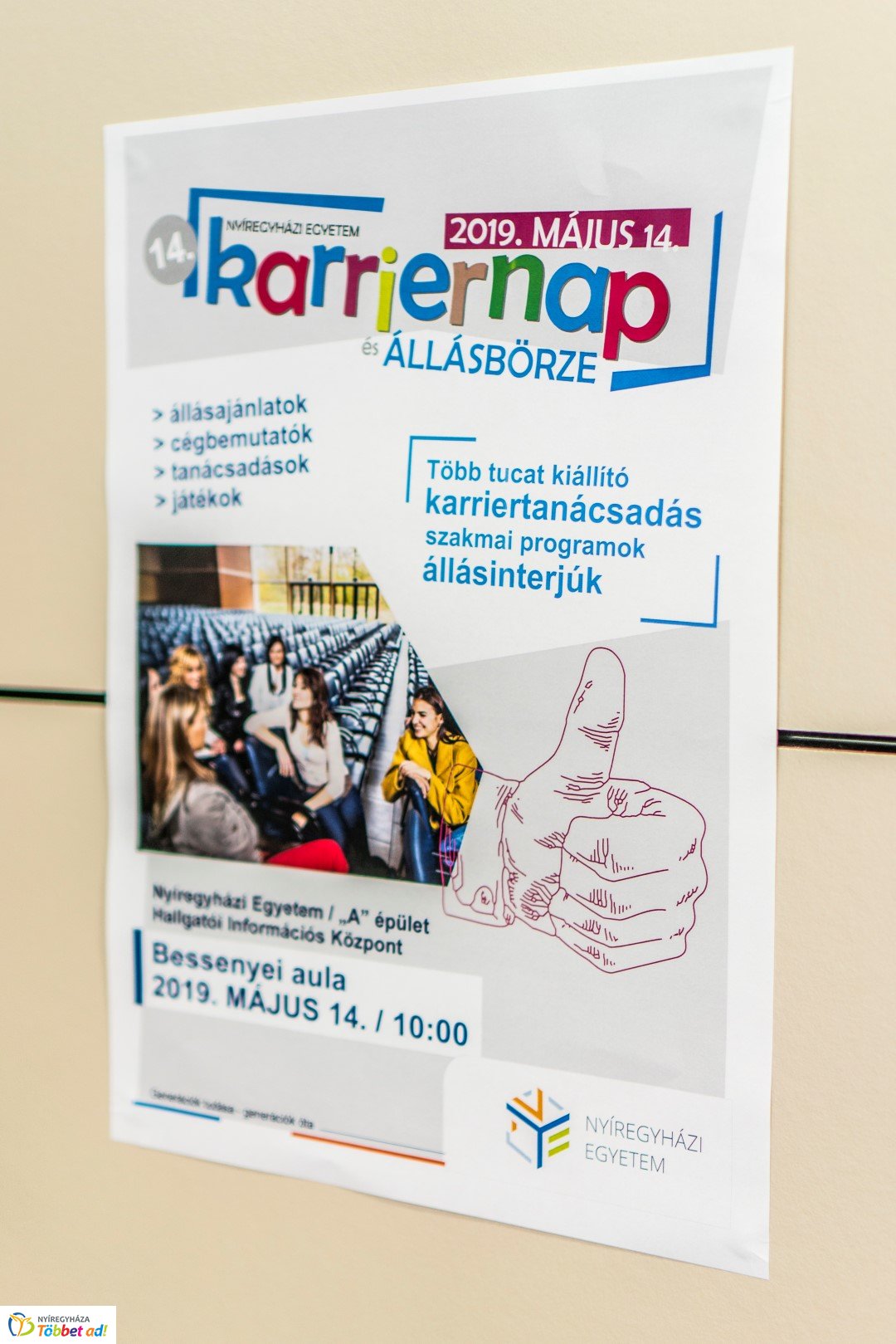 Karriernap sajtótájékoztató a Nyíregyházi Egyetemen