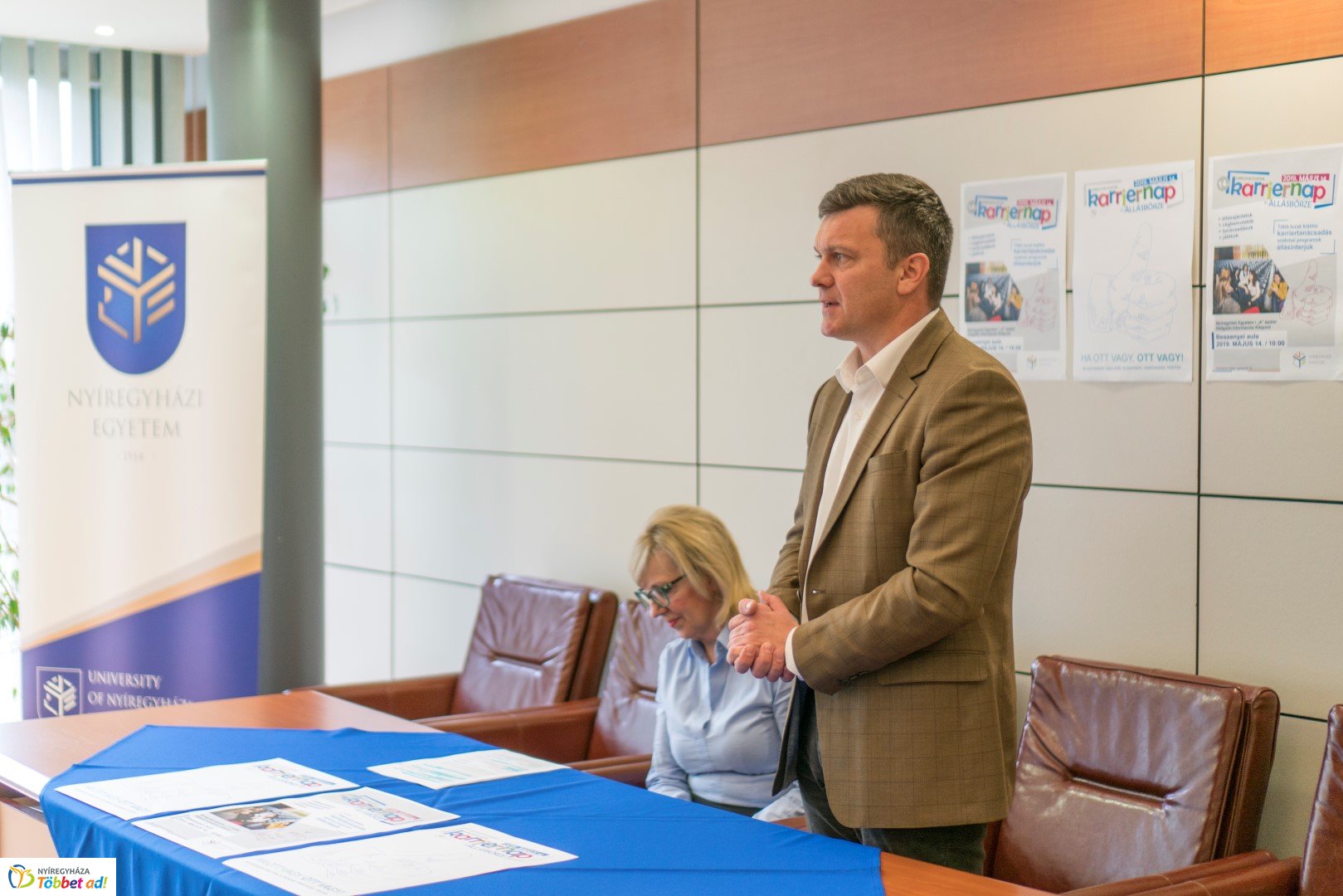 Karriernap sajtótájékoztató a Nyíregyházi Egyetemen