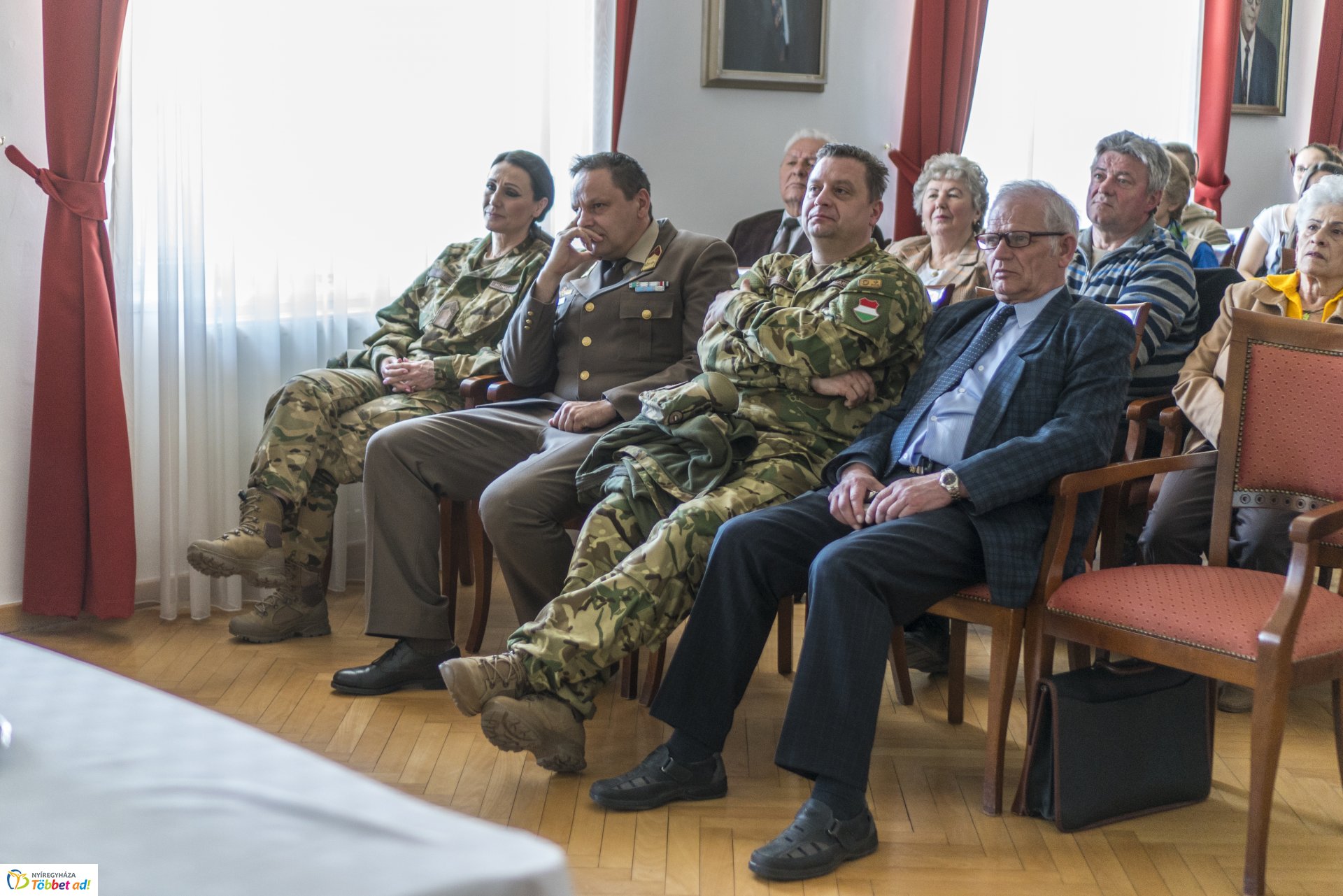 Katonai előadás a Jósa András Múzeumban