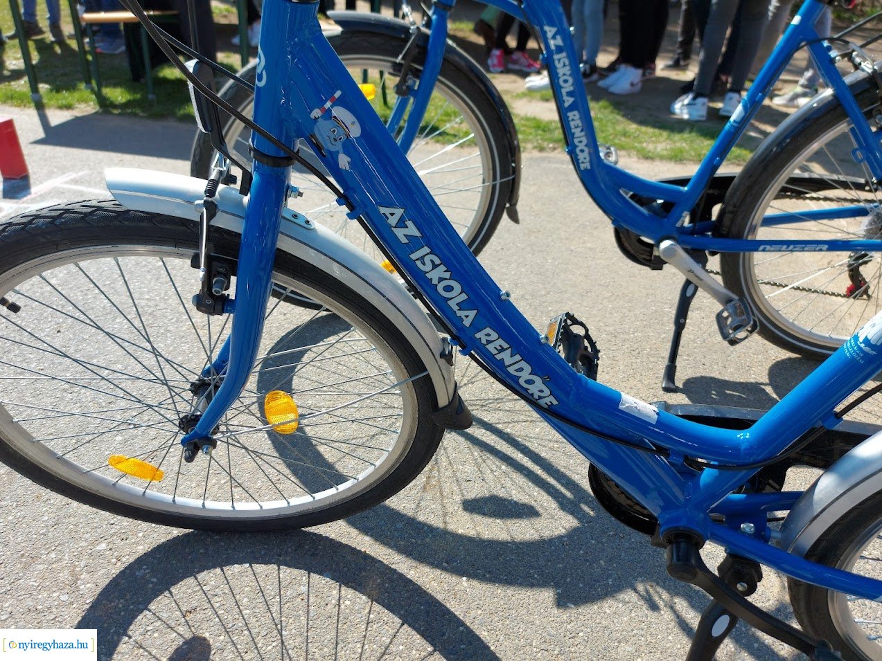 Kedden a Móricz iskolában kerékpáros kupaversenyt tartottak