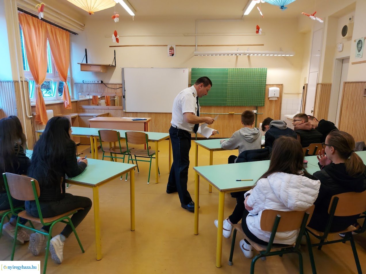 Kedden a Móricz iskolában kerékpáros kupaversenyt tartottak