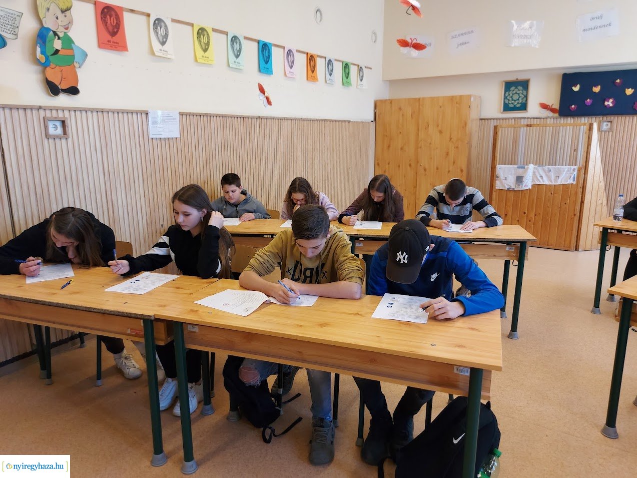 Kedden a Móricz iskolában kerékpáros kupaversenyt tartottak