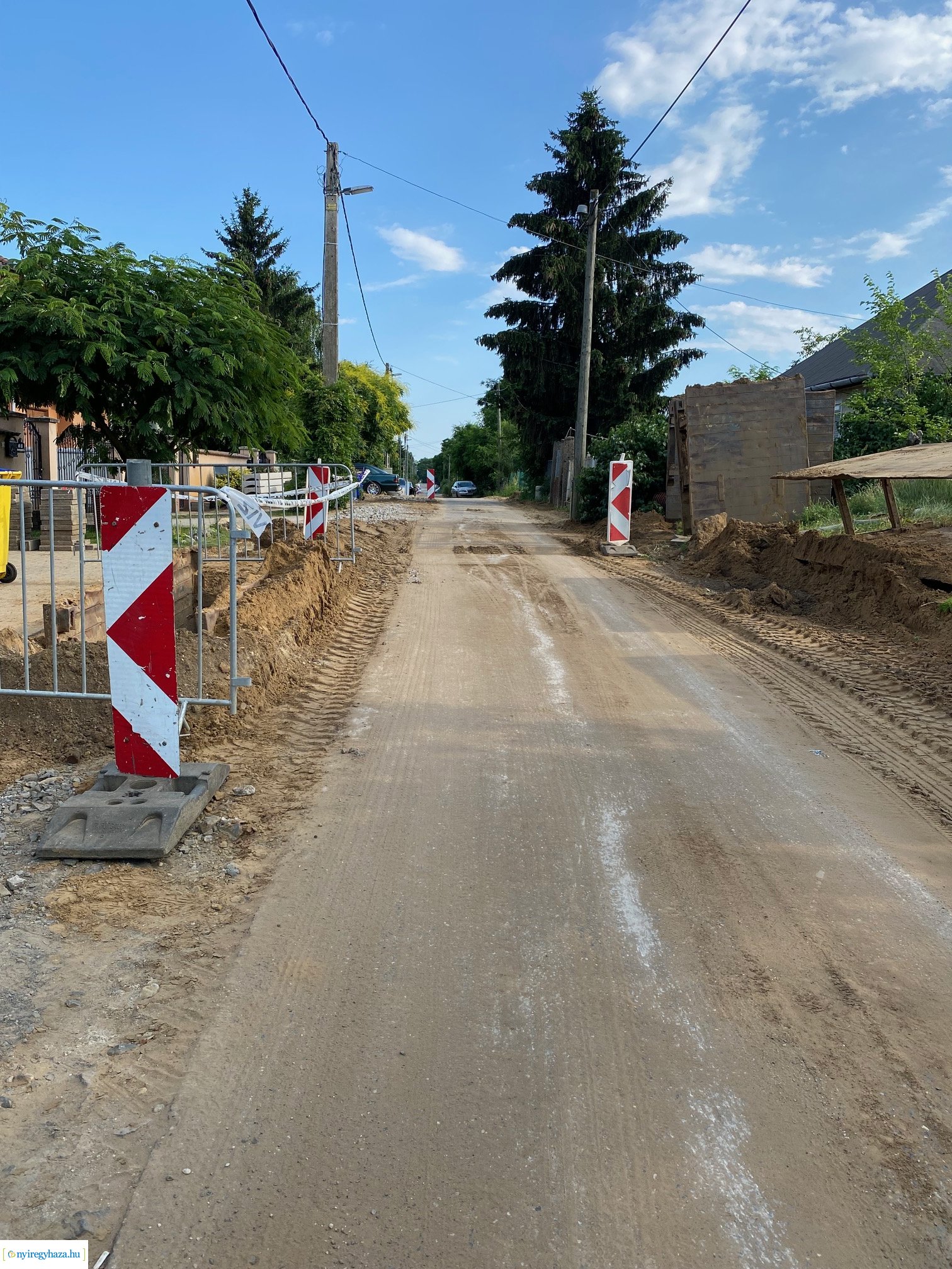 Kéményseprő utca csapadékvíz elvezető rendszer kivitelezése