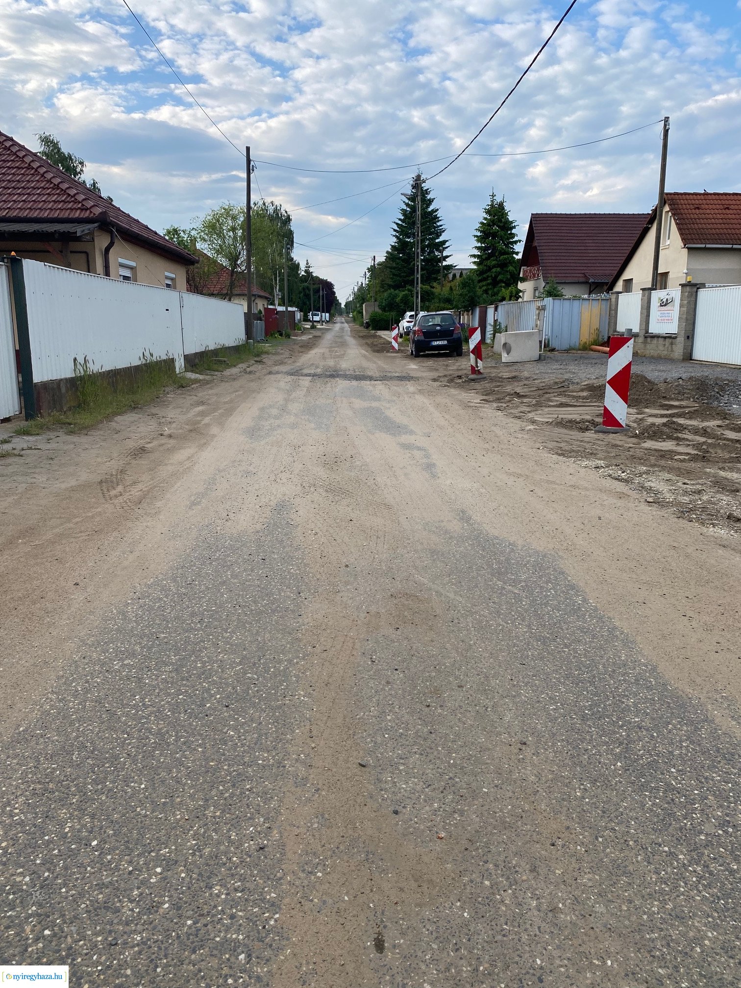 Kéményseprő utca csapadékvíz elvezető rendszer kivitelezése