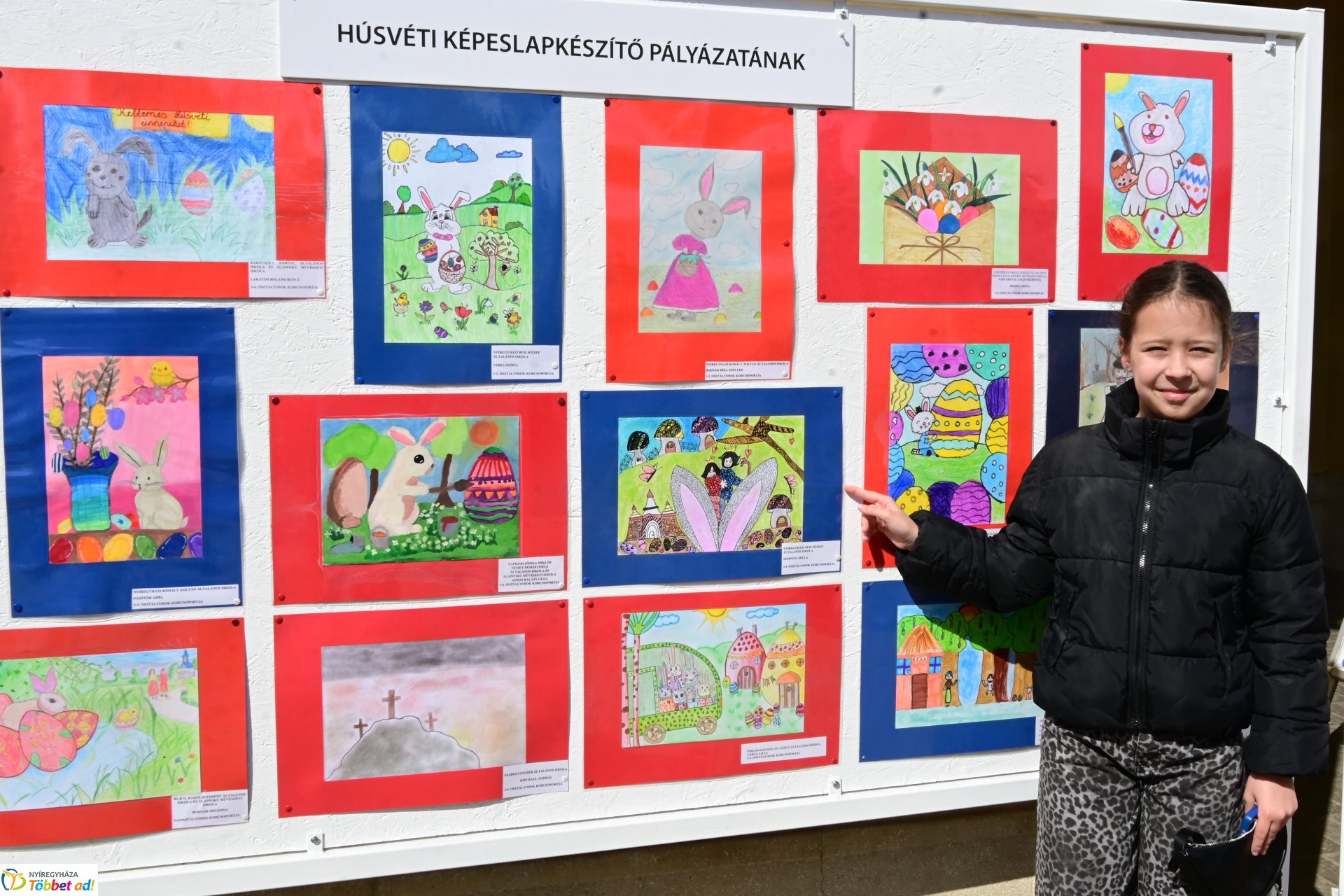 Képeslapkészítő rajzverseny eredményhirdetése a Kossuth téren