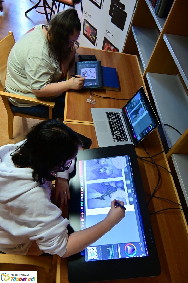 Képregényrajzoló tábor a Móricz Zsigmond könyvtárban - 2025