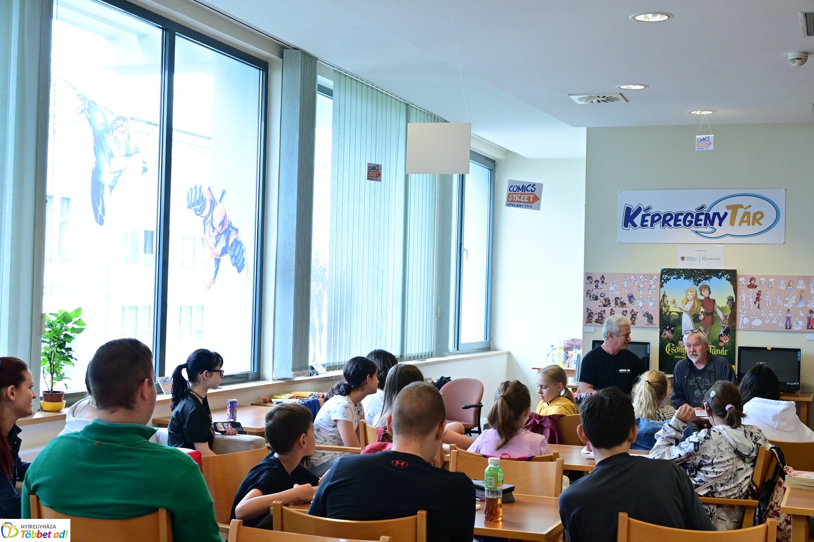 Képregényrajzoló tábor a Móricz Zsigmond könyvtárban - 2025