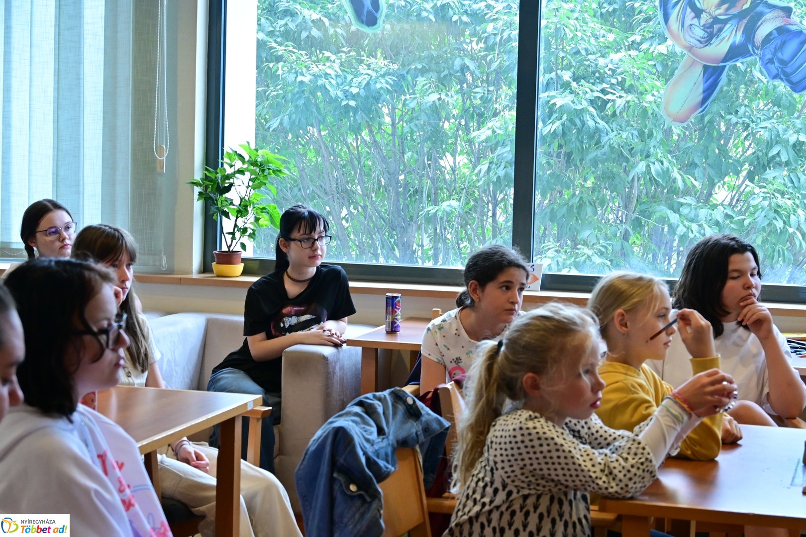 Képregényrajzoló tábor a Móricz Zsigmond könyvtárban - 2025