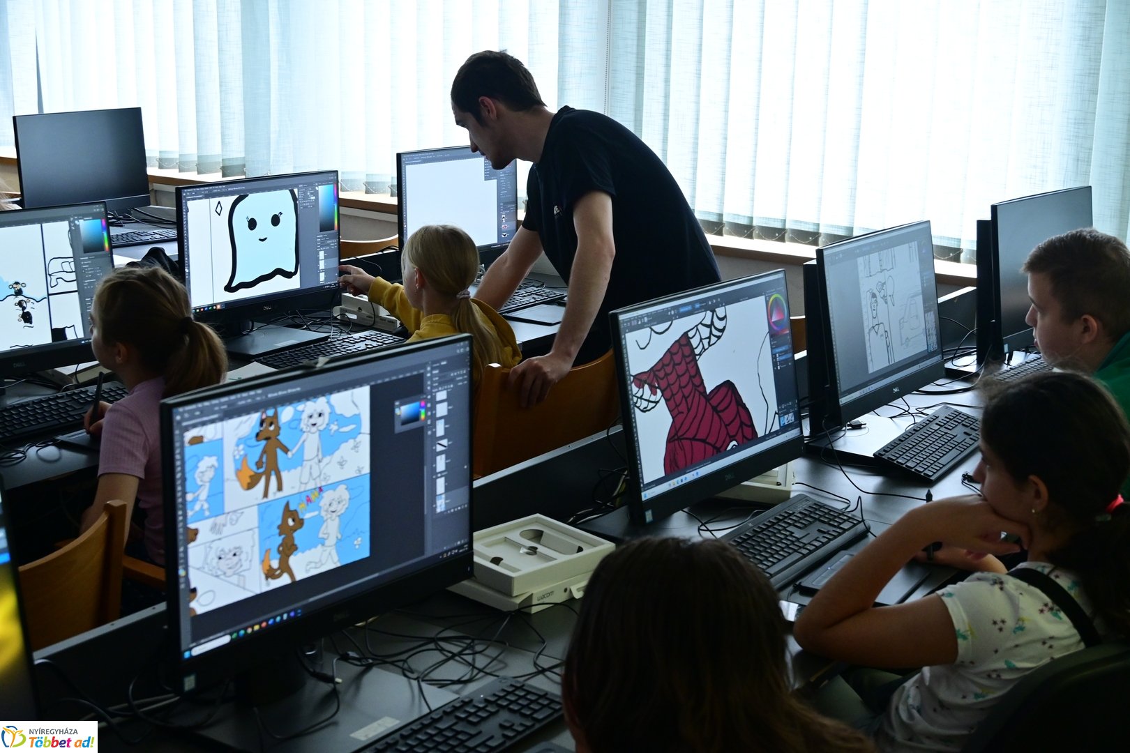 Képregényrajzoló tábor a Móricz Zsigmond könyvtárban - 2025