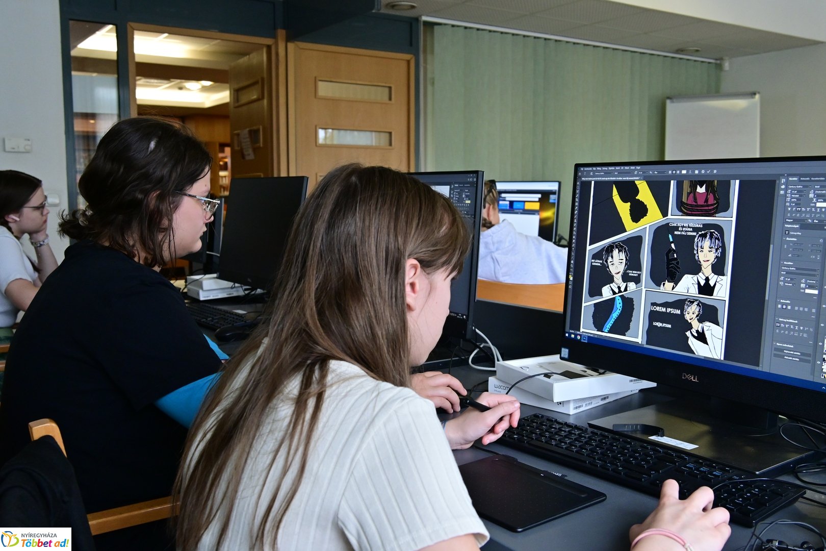 Képregényrajzoló tábor a Móricz Zsigmond könyvtárban - 2025