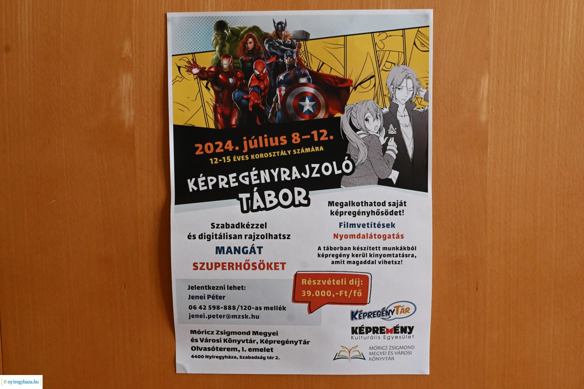 Képregénytábor a könyvtárban 2024.