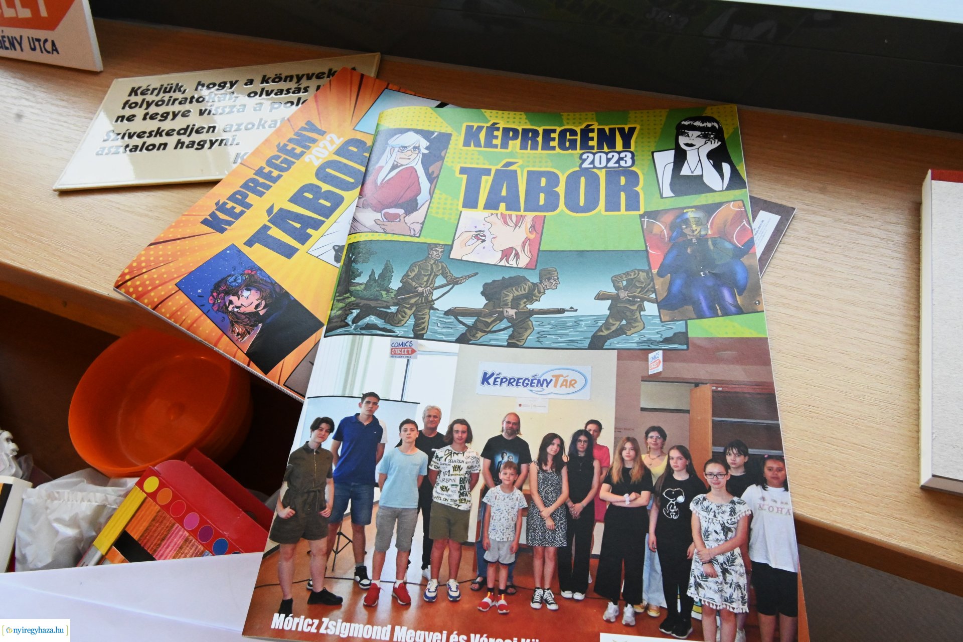 Képregénytábor a könyvtárban 2024.