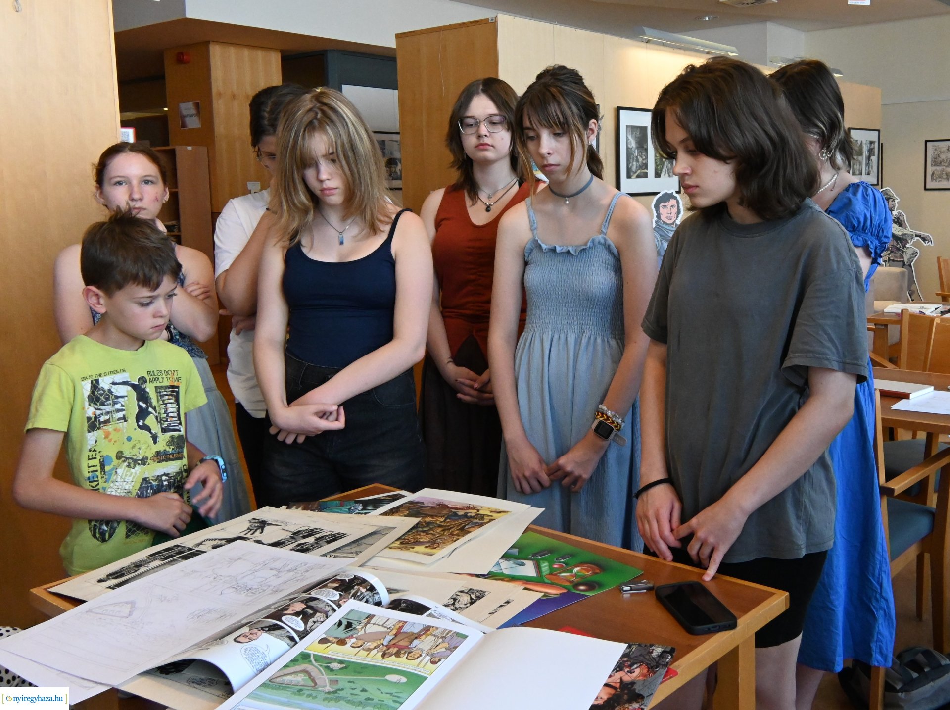 Képregénytábor a könyvtárban 2024.