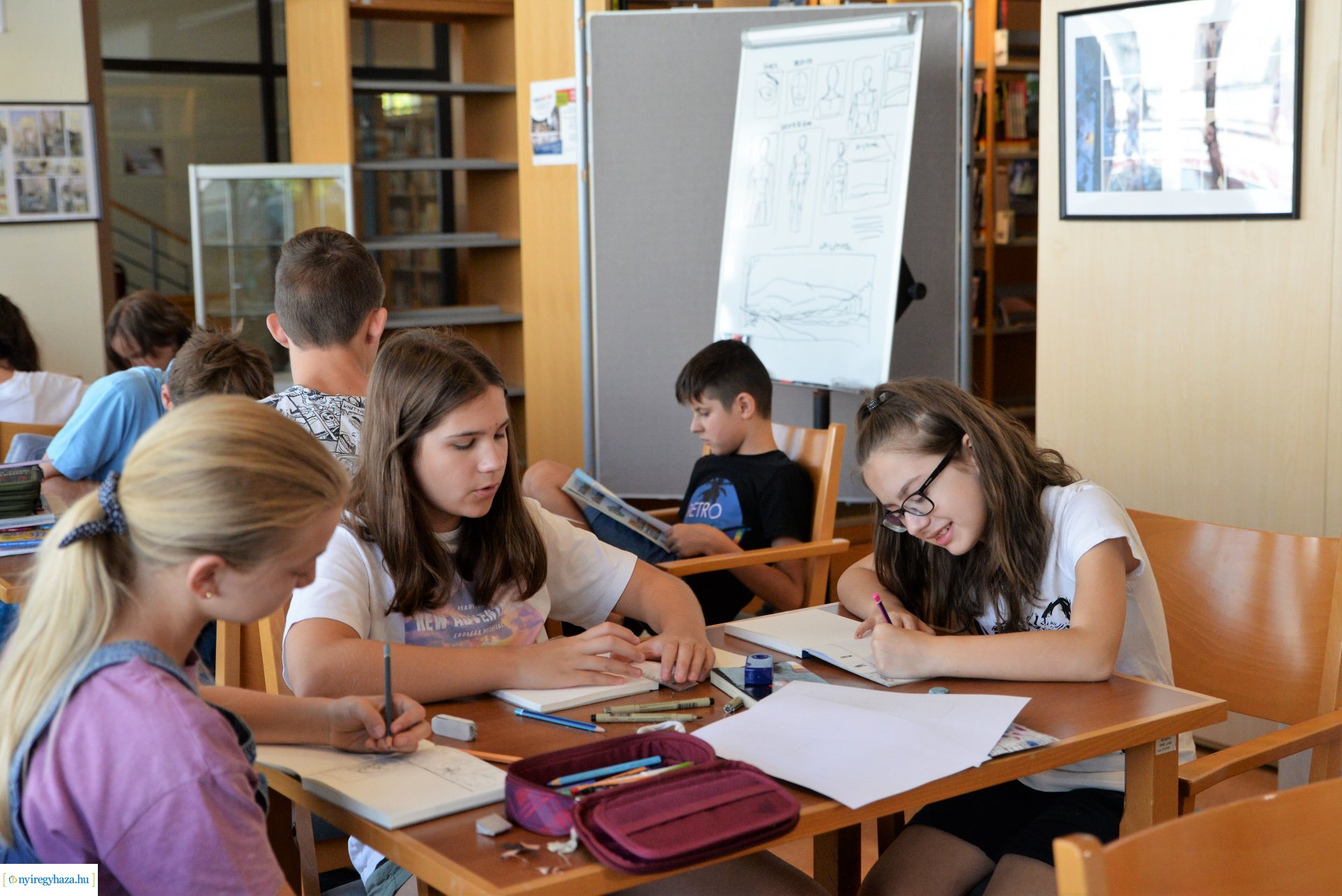 Képregénytábor a Móricz Zsigmond Megyei és Városi Könyvtárban