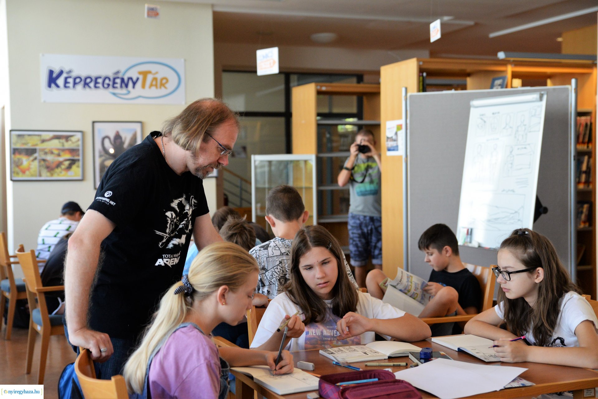 Képregénytábor a Móricz Zsigmond Megyei és Városi Könyvtárban