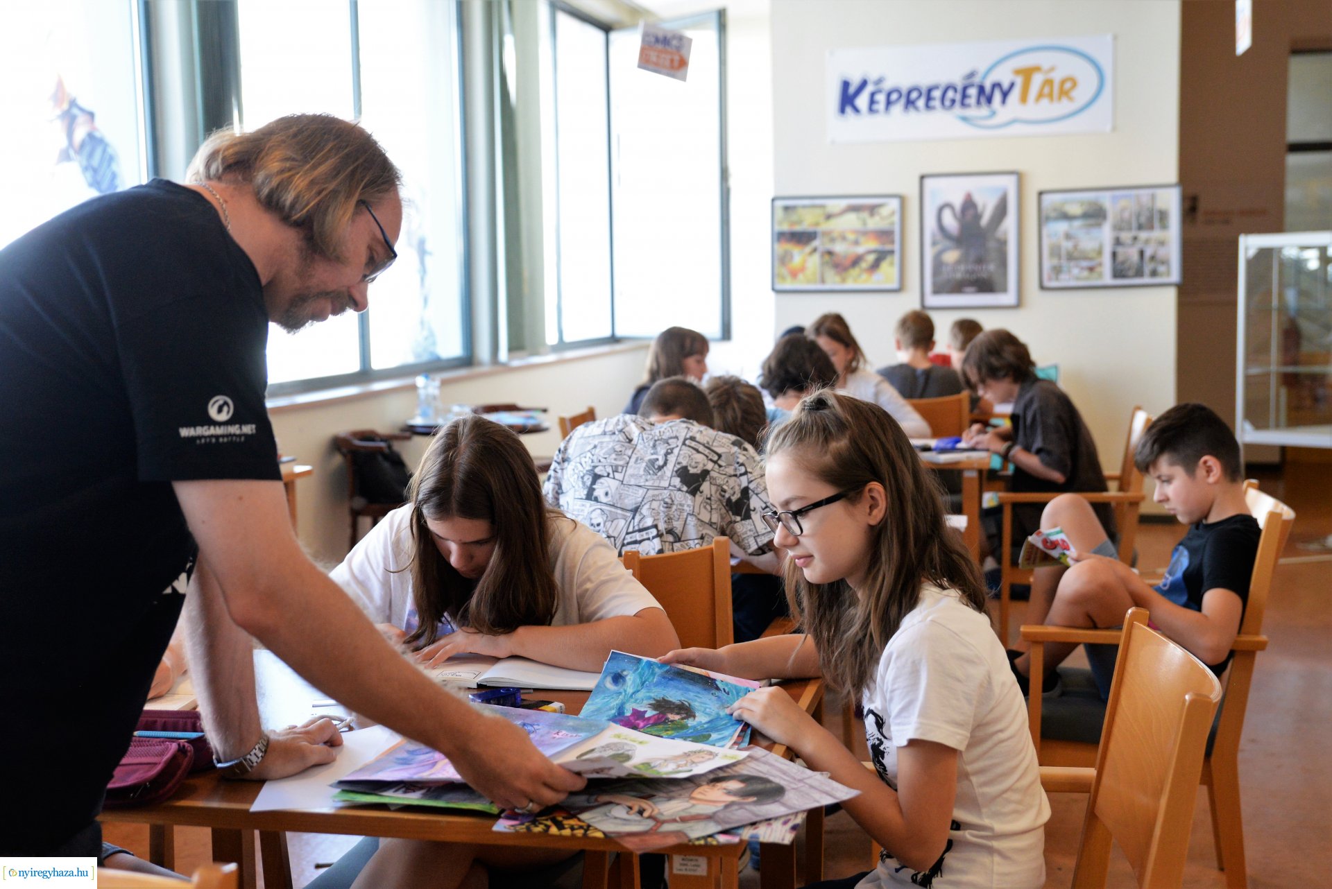 Képregénytábor a Móricz Zsigmond Megyei és Városi Könyvtárban