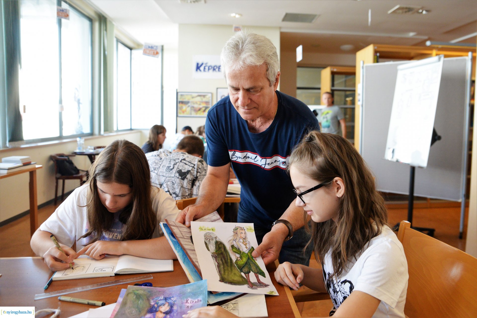 Képregénytábor a Móricz Zsigmond Megyei és Városi Könyvtárban