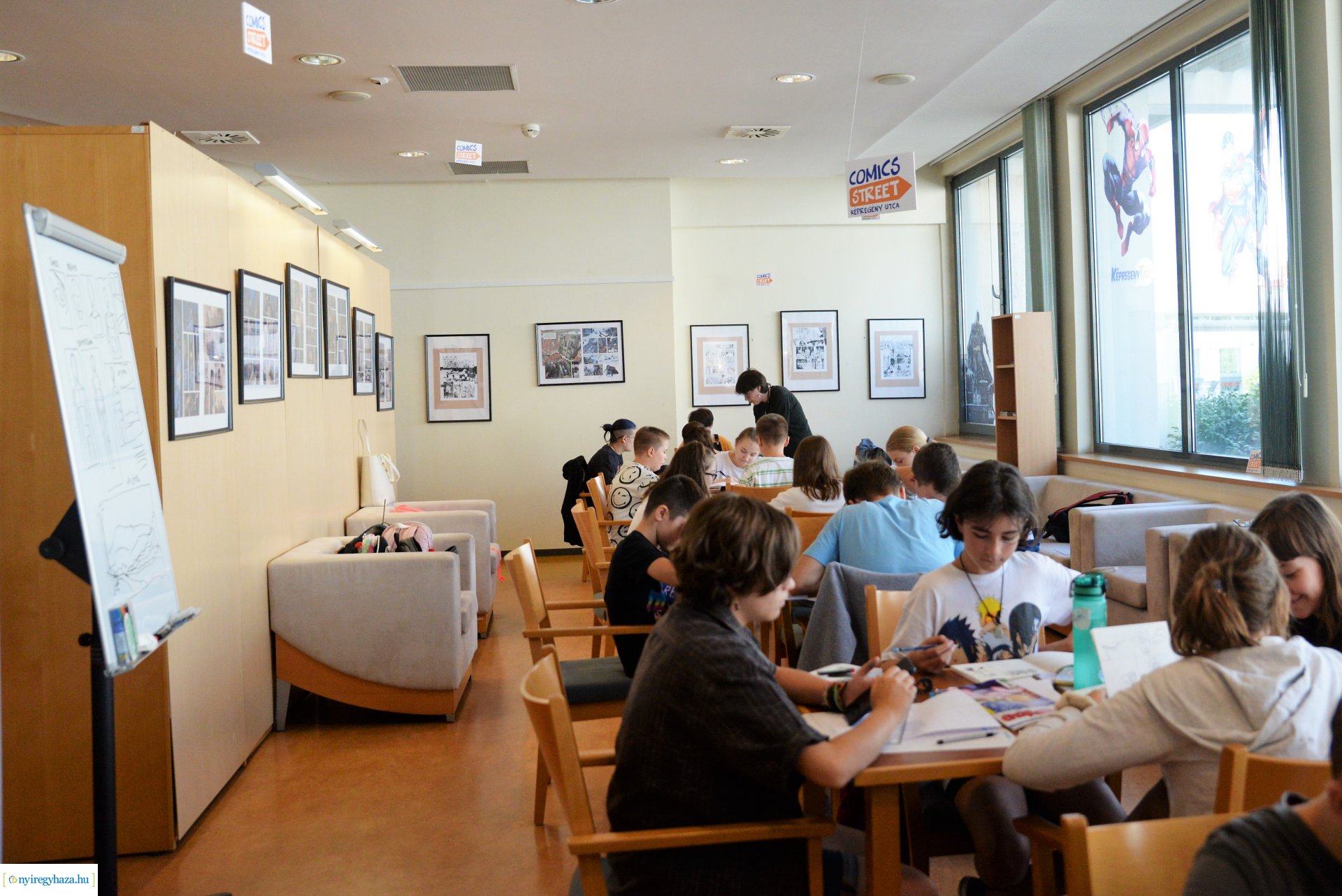 Képregénytábor a Móricz Zsigmond Megyei és Városi Könyvtárban